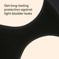thumbnail image 5 of Thinx For All Leaks Light Absorbency Hi-Waist Bladder Leak Underwear, Large, Black, 5 of 9