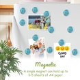 thumbnail image 3 of Strong Refrigerator Magnet Fridge Sticker, Cracked Blue Marble 12Pcs Beautiful Photo Decorative Magnet Set, Small Round Crystal Glass Craftwork for Refrigerator Decor, 3 of 4