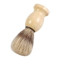 thumbnail image 3 of Cepillo De Pelo, Cepillo De Afeitar, Herramienta De Afeitado Del Vello Facial Conde Madera, Cabezal De Cepillo Densamente Relleno De Pelo Suave Y Ligero, Herramienta De, 3 of 8