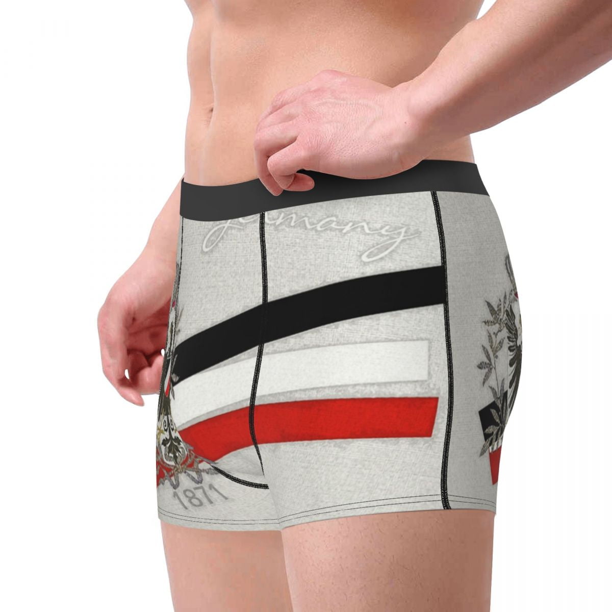 German Empire Eagle Flag 1871 Boxer Shorts For Homme 3D