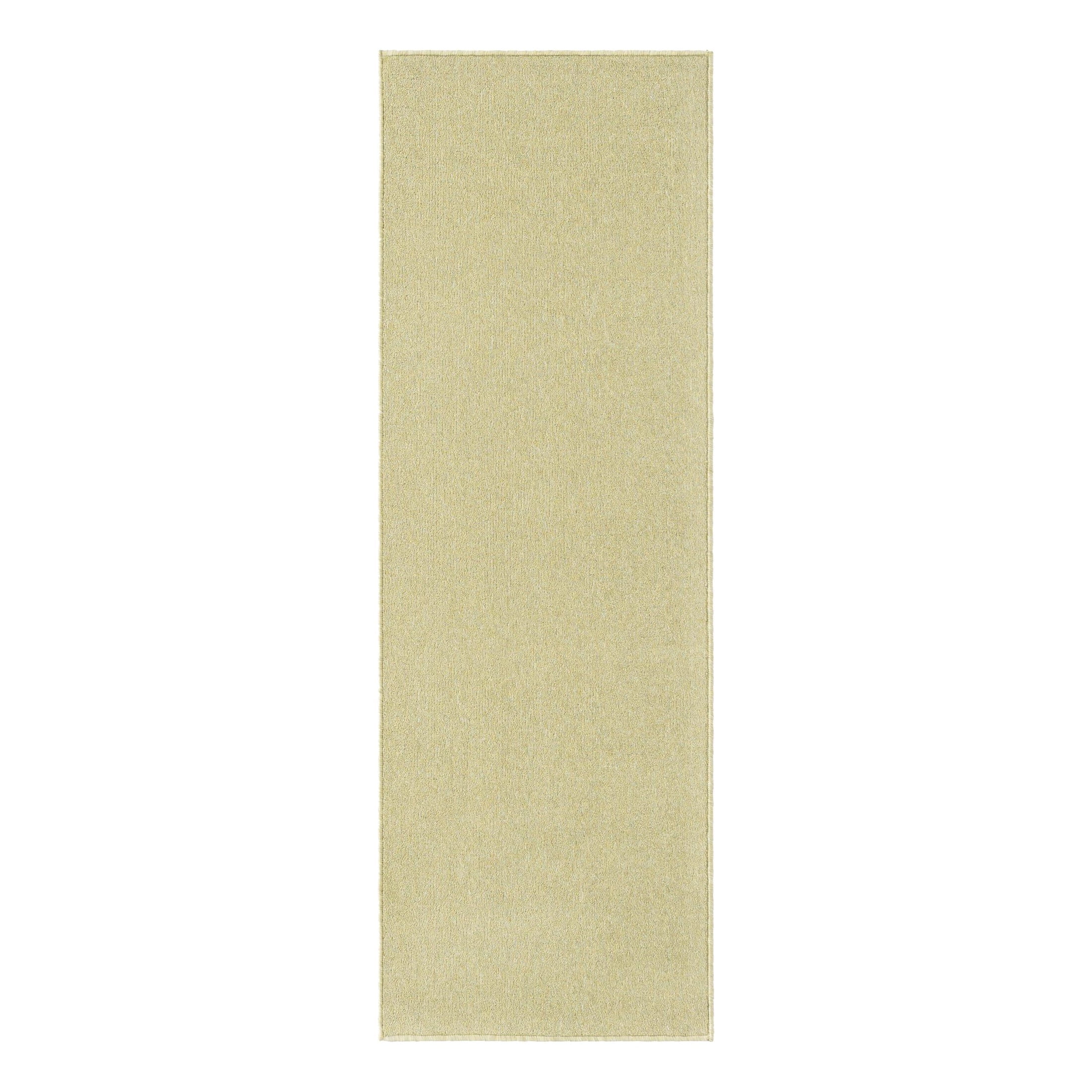 Unique Loom Everyday Solid Collection Area Rug - Mono (2' x 6' Runner Pastel Green)