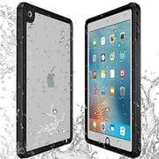 AICase iPad 9.7 inch 2017/2018 Waterproof Case IP68 Waterproof 360 Degree All Round Protective Ultra Slim Thin Dust/Snow Proof with Lanyard Shockproof Case for Apple iPad 5th 6th Generation