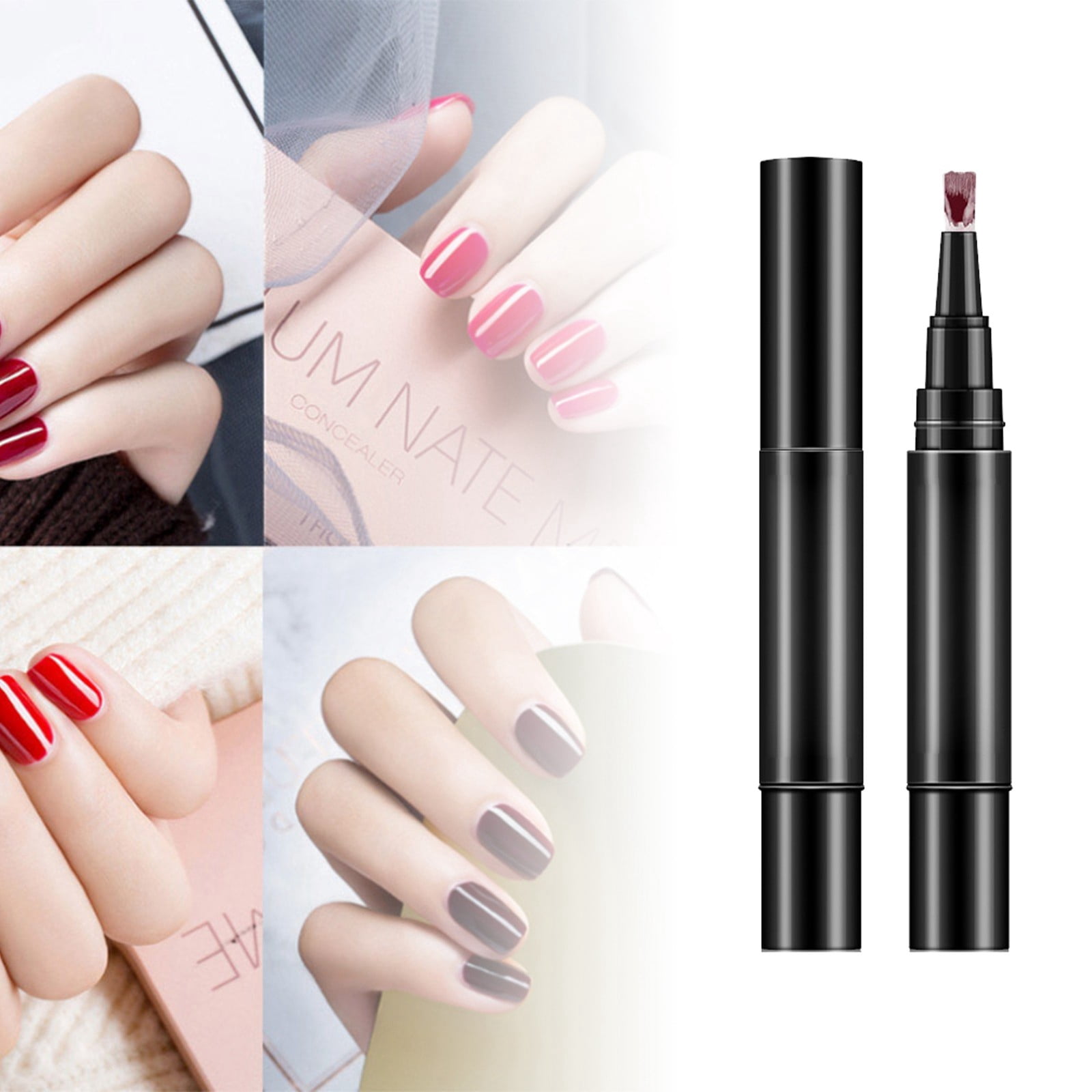 Quick Gel Nail Pens Cuticle Clean up Brush Nail Painting compatible with Machine for Kids Nail Spatula for Acrylic Nail Stuff for Beginners for A Business Nail Stamp Plates Toe Nail Painting Station