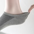 thumbnail image 3 of Calcetines invisibles para hombre/mujer, tobillo de corte bajo, invisibles, antideslizantes, finos, transpirables, calcetines casuales, $ the Men's 6/5 pares de equipo de trabajo con amortig, 3 of 5