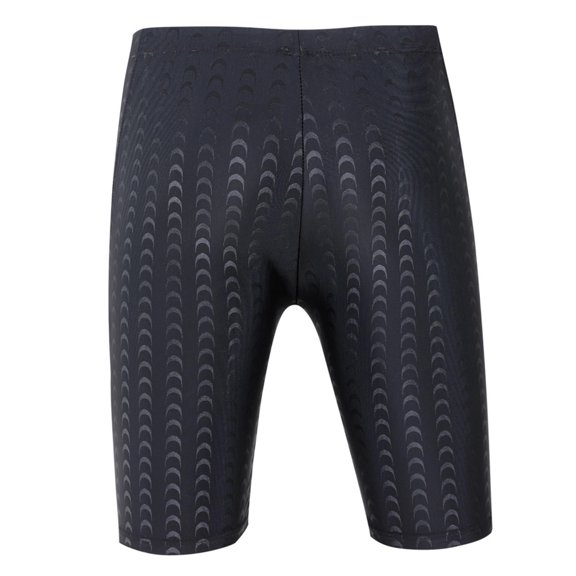 ZQUUVOU Men's Swim Jammers Athletic Sport 5 Inch Swimwear Racing Training Swimsuit Swim Trunks Quick Dry Long Swimming Shorts Black