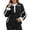 Black, variant on Long Sleeve Stand Neck Pullover Casual Color Soft Comfortable Athletic Streetwear Fashion