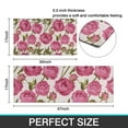 thumbnail image 7 of Pioneer Flower Floral Print Pattern Kitchen Rugs Sets Of 2,Anti Fatigue Kitchen Mat Rugs Non Slip Washable,Decorative Kitchen Floor Mats for Kitchen,Sink,Laundry,17"x30"+17"x47", 7 of 7