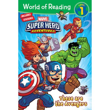 Pre-Owned World of Reading: Marvel Super Hero Adventures: These Are the Avengers-Level 1 (Paperback) by Alexandra C West