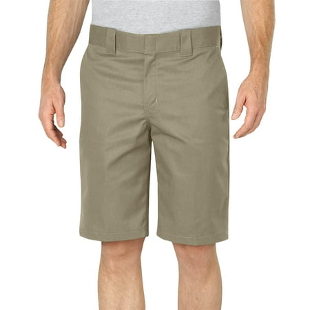 Dickies Men's 11 Inch Relaxed Fit Stretch Twill Work Short, Desert Sand ...