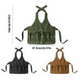 thumbnail image 5 of Heavy Duty Garden Work Apron Ample Storage Pockets Ergonomic Tool Organization For Planting Farming Outdoor Yard Work, 5 of 9