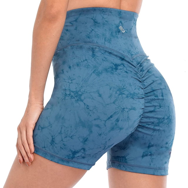 Women Biker Shorts with Pockets Yoga Workout Athletic Running Tummy Control Shorts