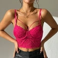 thumbnail image 2 of Sngxgn Women's Comfort Wireless, Comfort Full-Coverage Bra(Hot Pink,M), 2 of 5