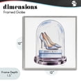 thumbnail image 4 of Stupell Industries Glam Elegant Shoes in Bell Jar Gray Framed Giclee Art, 12 x 12, by Amanda Greenwood, 4 of 8