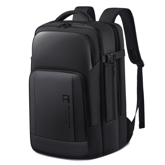 Mochila de viaje TANGCORLE para hombre portátil de 17.3 pulgadas resistente al agua