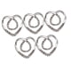 thumbnail image 1 of Hollow Love Heart Bufandas Clips Metal Chal Clip Hebilla Cintura Hebilla Clip Bufanda Anillo Broche Titular Bufandas Broche para Ropa Chal Bowknot plateado 3.7x3.7cm Yinane broches para bufandas, 1 of 8
