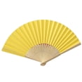 thumbnail image 3 of Pattern Folding Dance Wedding Party Lace Silk Folding Hand Held Solid Color Fan, 3 of 4