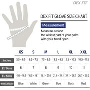 DEX FIT CRU553 Prime Black Level 5 Cut Resistant Gloves (Power Grip, Durable Foam, Large) - 1 Pair