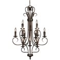 thumbnail image 1 of Beaumont Lane 12 Light Candlestick Chandelier in Rubbed Bronze, 1 of 3