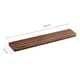 thumbnail image 3 of Reposamuñecas para teclado de madera de nogal, 8 cm de ancho, almohadilla para la muñeca, reposamanos para teclado, duradero Longitud 44cm, 3 of 9