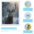 thumbnail image 3 of Diamond Art Kits for Adults - Snowy Deer Winter Scene_A 5d Diamond Painting for Adults, Diamond Art for Adults Beginners, Frameless Diamond Painting Kits for Adults for Home Wall Decor, 3 of 7