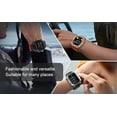 thumbnail image 5 of VeveXiao Rugged Case with Band for Apple Watch Series 10 Bands 46mm (2024), Metal Protective Cover Case with Silicone Strap Shockproof Bumper for iWatch Series 10 46mm Mens Womens Strap, 5 of 7