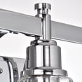 thumbnail image 3 of CHLOE Hudson Transitional 3 Light Chrome Bath Vanity Fixture 23" Wide, 3 of 3