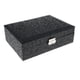 thumbnail image 1 of Joyero, Onizador de Joyerías Caja de Doble Capas para Colres, , Negro Hugo Cajas de joyas con espejo, 1 of 10