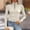 White, variant on Vivianyo HD Women's Half-Zip Ribbed Turtleneck Top,Long Sleeve Slim Fit Casual Knit SweaterWine,Size S-XXXXXL