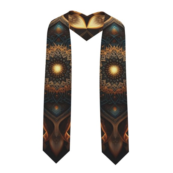 Graduation Stole Unisex Adults Graduation Sash Honor Stole for Academic Choral 36", Mandala Geometry Abstract
