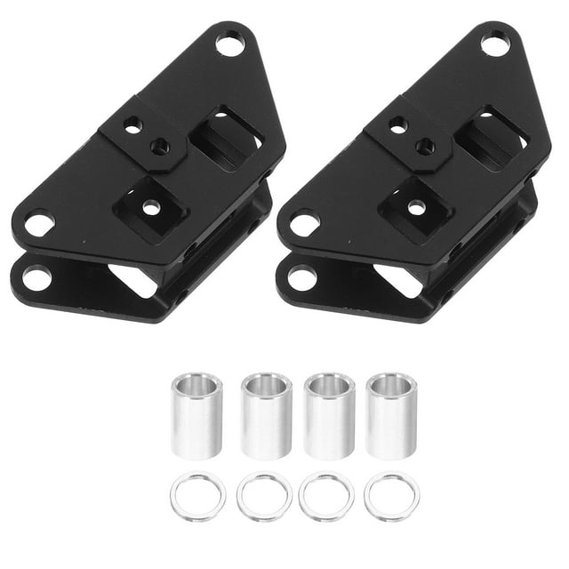 LITINKIMI 1Set Black Aluminum Printer Shaft Guide Stable Mounting Base for 3D Printer Performance Enhancement