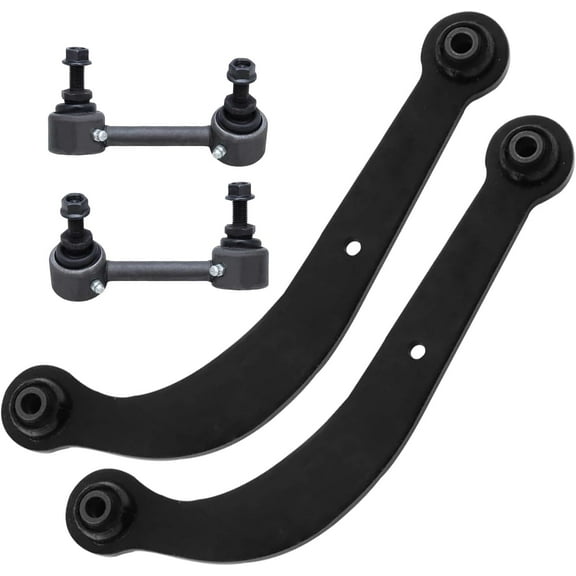 Detroit Axle - Rear Control Arms Sway Bars for 2005-2010 Scion tC Upper Control Arms Assembly Stabilizer Sway Bar Links 2006 2007 2008 2009 Replacement