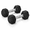 Chrome Handle-2.5 LB Pair, variant on Rubber Grip 22.5 LB Pair Hex Dumbbell Hand Weights for Home Gym Strength
