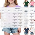 thumbnail image 4 of Lumosvexa Girls Ruffle Sleeve T-Shirt Soft Lightweight Short Sleeve V Neck Summer Casual Daily Top Purple 10-12, 4 of 9