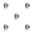 thumbnail image 3 of Wosthever Soporte de pared para brazo de ducha autoadhesivo, placa Base fija, sin perforaciones, rociador de cabezal de ducha, Spa Type5 NO5, 3 of 6