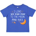 thumbnail image 3 of Inktastic I Love My Paw Paw To The Moon and Back Boys or Girls Toddler T-Shirt, 3 of 5
