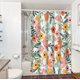 thumbnail image 3 of Cortina De Ducha Para Baño Con Estampado Abstracto De Plantas Y Flores, Cortina De Poliéster Impermeable Para Separar El Baño, Cortina De Puerta, 3 of 6