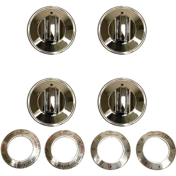 Range Kleen 32Piece Replacement Knob Kit for 4 Knobs, Electric Ranges