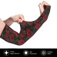 thumbnail image 3 of Haiem Rose UV Protection Cooling Arm Sleeves for Men and Women UPF 50 Sun Sleeve, 3 of 8