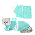 thumbnail image 1 of Sac de Bain pour Chat Réglable Anti-Rayures Couper les Ongles Filet de Douche Sac de Bain Respirant pour Animaux, 1 of 3