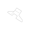 Genuine OE Lexus Sensor Harness Retainer Clip - 89348-50140