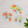 thumbnail image 3 of 300pcs Stitch Markers Plastic Knitting Markers Rings Smooth Crochet Stitch Marker Ring Assorted Knitting Counters Needle Clip (Random Color), 3 of 8