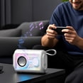 thumbnail image 4 of Mini Bluetooth Speaker, Transparent Wireless Speaker, Colorful Lighting Speaker, Portable Bluetooth Speaker, Wireless Audio, Compact Speaker, Outdoor Bluetooth Speaker, 4 of 6