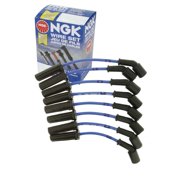 NGK Spark Plug Wire Set compatible with GMC Sierra 2500 HD 6.0L V8 2009-2015