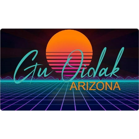 

Gu Oidak Arizona 4 X 2.25-Inch Fridge Magnet Retro Neon Design