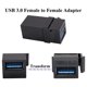 thumbnail image 2 of Keystone Jack USB 3.0 Inserta Adaptador de conector hembra a hembra Negro WDOplteas  Para estrenar, 2 of 5