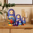 thumbnail image 1 of 7 muñecas de anidación rusas pintadas a mano, figuras coleccionables, muñeca Matryoshka, muñeca de anidación tradicional de madera artesanal para cump perfke Muñecas de anidación, 1 of 9