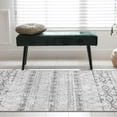 thumbnail image 3 of SIXHOME 2'x6' Runner Rugs Boho Washable Runner Neutral Geometric Distressed Rug Runner for Bedroom Kitchen Hallway Laundry Room Entryway Non Slip Runner Modern Home Decor Gray, 3 of 5