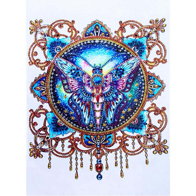 Wdftyju 5D bricolaje forma especial diamante pintura mariposa Cruz puntada bordado Wdftyju 2uc6ck9rj6qd1ev2