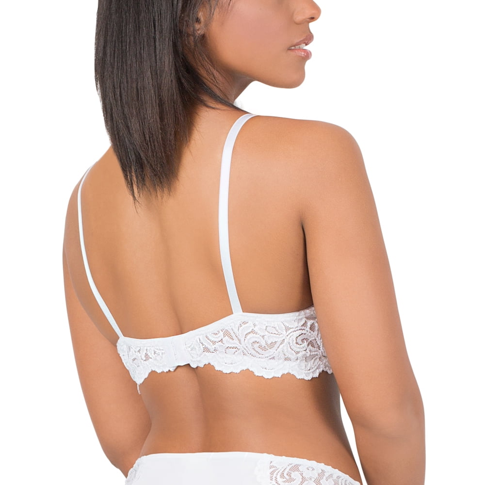 Smart & MAXIMUM Cleavage Bra Style SA276 White W/ Lace Wings 28a N4 for  sale online