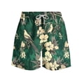 thumbnail image 4 of lkfuzj Mens Hawaiian Print Beach Shorts Drawstring Board Shorts With Pocket Swimming Quick Dry Trunks Surfing Shorts Loose Summer Swim Trunks Activewear Vocation Pant, 4 of 5